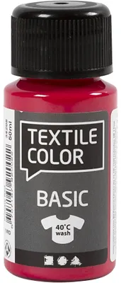 Produktbild von Textilfarbe, Primärrot, 50 ml/ 1 Fl. [HOB-34208]