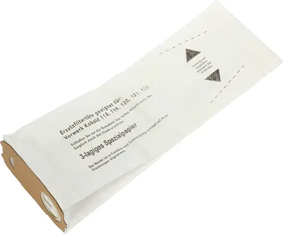 Produktbild von 30 Staubbeutel Weiß geeignet für Vorwerk Kobold 118,119,120,121,122