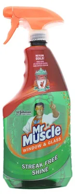 Produktbild von 3 x Mr Muscle Fenster- und Glasreiniger Spray für streifenfreien Glanz jeweils 750ml