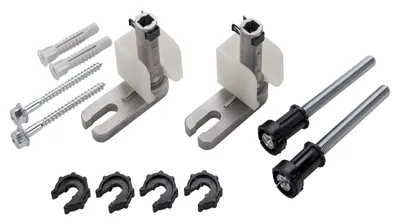 Produktbild von Geberit Bausatz Duofix für Vorwandmontage, 111815001, für Massiv- oder Trockenbauwand