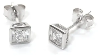 Image de Miamar SO43, boucles d'oreilles argentées pour femmes, bijoux d'oreilles, couleur argentée