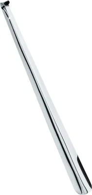 Produktbild von Famanu Schuhanzieher 52 cm - stabile Anziehhilfe, komfortable Länge, silberfarben