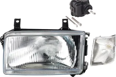 Produktbild von Scheinwerfer passend für VW Transporter T4 09/90- 04/2003 H4 Links + LWR Blinker 1H0941295E 1H0941295C 4A0941295 701941017 701941017C 7D0953049 Johns