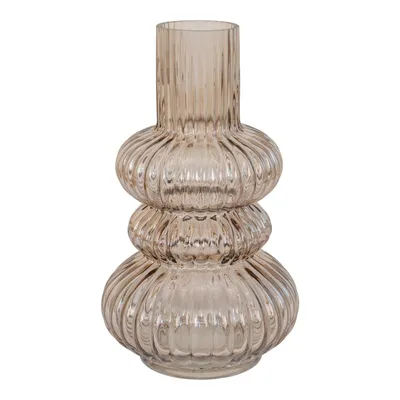 Produktbild von Albufeira Vase mundgeblasen Glas geräuchert.