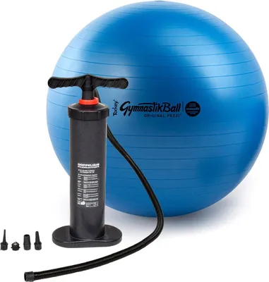 Image de Original Pezzi® MAXAFE ballon de gymnastique avec pompe - bleu