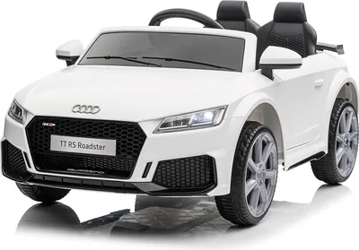 Produktbild von Kinder Elektro Auto Audi TT RS Roadster mit Fernbedienung Usb und Mp3 Anschluss 12V 7A.H Weiss