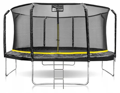 Produktbild von PREMIUM-GARTENTRAMPOLIN für Kinder, 435 cm (14 ft), mit Leiter und Netz