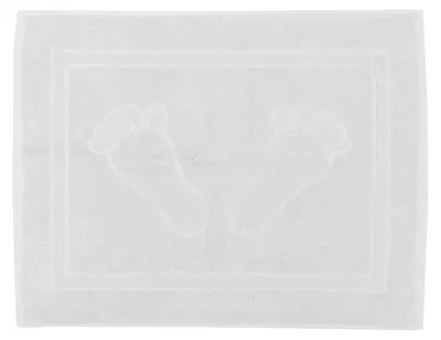 Produktbild von Frottier Duschvorleger Badematte Duschmatte Badvorleger 50x70 cm hochwertig uni einfarbig Füße