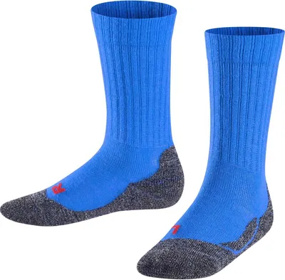 Produktbild von FALKE Kinder Socken - Active Warm, Kurzsocken, Wollmischung Blau 31-34