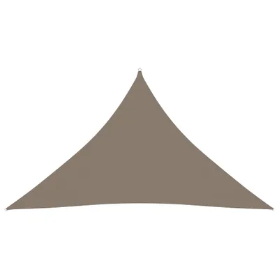 Zdjęcie produktu dla The Living Store Markiza z tkaniny Oxford trójkątna 5x5x6 m Taupe