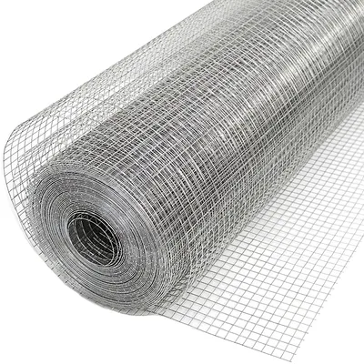 Produktbild von 25m x 100cm Volierendraht - Feuerverzinkt 19x19 Maschendrahtzaun Kaninchendraht