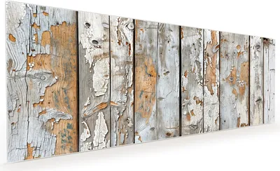 Produktbild von Küchenrückwand Spritzschutz Glas mit Motiv Verwittertes Holz 40 x 40 cm