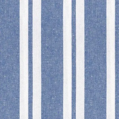 Image de Nappe pour table à 8 places à rayures bleues - 32 x 230 cm