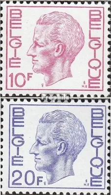 Produktbild von Briefmarken Belgien 1971 Mi 1669-1670 (kompl.Ausg.) postfrisch König Baudouin