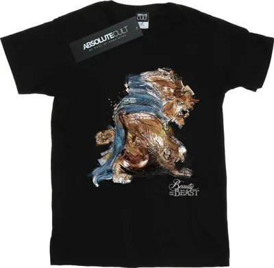 Produktbild von Disney - "Beauty And The Beast" T-Shirt für Herren BI18134 (M) (Schwarz)