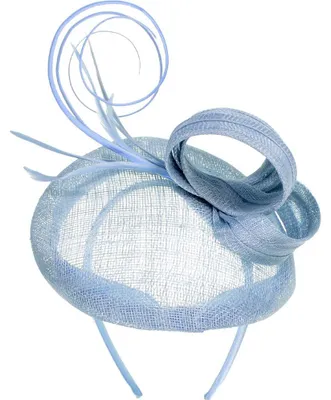 Seeberger Sinamay Haarreif in blau