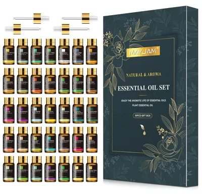 Produktbild von Ätherische Öle Set, 35-teilig, Vielfalt an Düften, 35 Stück ätherische Öle, 5ml