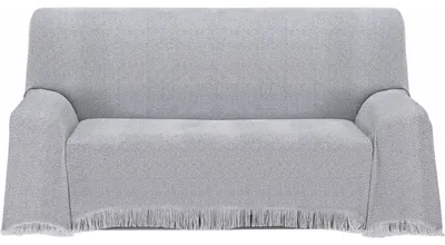 Zdjęcie produktu dla Elzusha - Wielofunkcyjny koc 180 x 260 cm - Wyjątkowo miękka bawełna, kolor szary