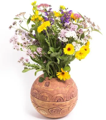 Produktbild von Vase "Blumenkugel" Schnecke (18,00 cm)