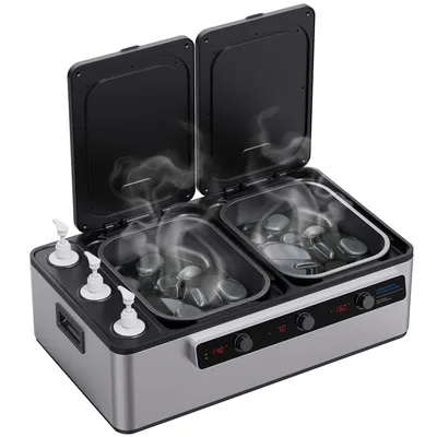 Produktbild von Hot Stone Erwärmer "Premium" (Zweifach)