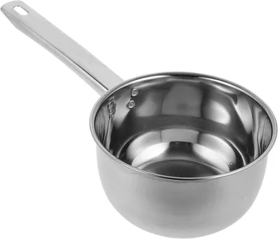 Produktbild von Wasserkelle aus Edelstahl mit langem Griff in Silber für die Küche