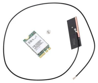 Obrázok produktu pre AW NB274NF RTL8723DE Bezdrôtová karta 300Mbps NGFF M.2 WiFi Modul sieťového adaptéra s Bluetooth 4.0 pre Win 7 8 10 s anténou