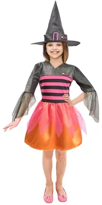 Barbie Glamour Hexe Kostüm Kleid, Halloween, Gr. 4-5