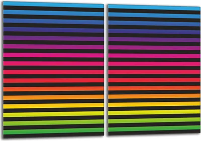 Produktbild von Glasschutzplatte für den Herd 2x40x52 Bunt