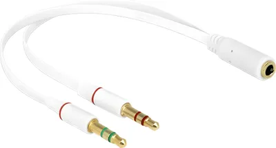 Immagine prodotto di DELOCK DeLOCK 65585 cavo audio 0,2 m 2 x 3,5 mm 3,5 mm Bianco