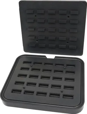 Produktbild von Maxima - Tarteletteform - Rechteck - 50x23/42x17 mm - 25 stuks