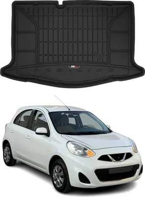 Image de Tapis de Coffre pour Nissan Micra 2016-2022 TPE Noir