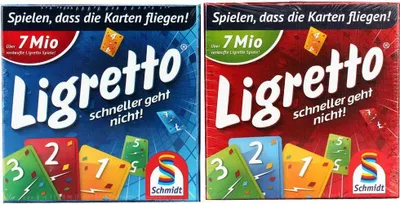 Produktbild von Schmidt Spiele Ligretto 8 Spieler - Vorteilspack (blau + rot)