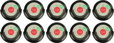 Immagine prodotto di Pulsante impermeabile Retekess TH009 con protezione IP67 e un pulsante per ospedali, cliniche, case di cura e fabbriche 10x