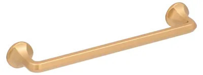Zdjęcie produktu dla Klamka do mebli wykonana z zamaku, rozstaw otworów 160 mm, powłoka aluminiowa, mosiężna, zestaw 25 sztuk