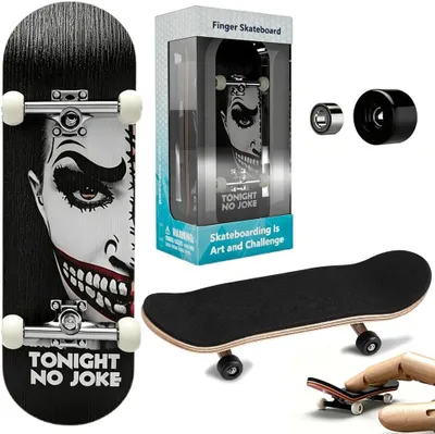 Zdjęcie produktu dla Mini deska skateboardowa z motywem klauna, 10 cm, mini deska do zabawy dla dzieci