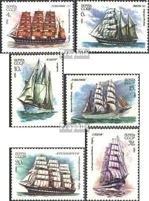 Produktbild von Briefmarken Sowjetunion 1981 Mi 5112-5117 (kompl.Ausg.) postfrisch Segelschulschiffe