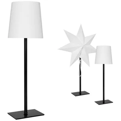 Produktbild von Star Trading 233-90, Leichte Dekorationsfigur, Weiß, IP20, Schwarz, 1 Glühbirne(n), AC