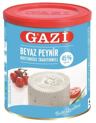 Obrázek produktu pro Gazi pastýřský sýr tradiční 500g 45% tuku v sušině kravského mléka Beyaz Peynir