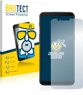Produktbild von BROTECT Entspiegelungs Schutzglas für OnePlus 5T Schutzfolie Panzer Folie Glas Display Schutz matt