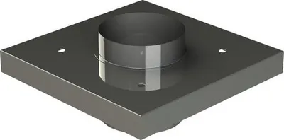 Obrázek produktu pro Komínová krycí deska Single Stone 460 x 460 mm, nerez