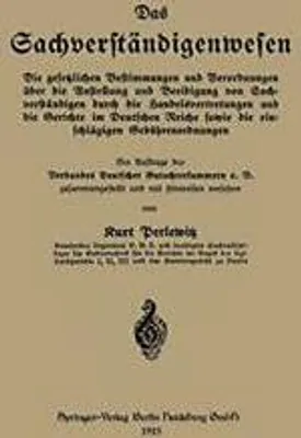 Obrázek produktu pro Das Sachverständigenwesen