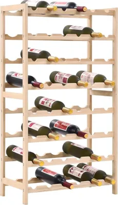 Image de vidaXL Casier à vin en bois de cèdre 57,5 x 28 x 102 cm