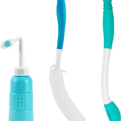Produktbild von Toilettenset mit Spülung und Silica Reiniger, für Behindernisse