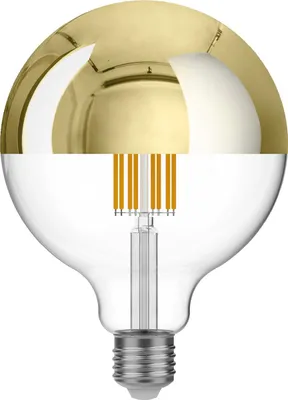 Image de BeBulbs Ampoule LED demi-sphère Globe doré G125 7W 650Lm E27 2700K Dimmable - A15