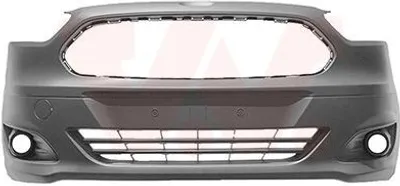 Produktbild von VAN WEZEL Stoßstange Stoßfänger für FORD Tourneo Courier MPV Rauh Schwarz 1925571