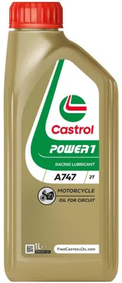 Produktbild von CASTROL Power 1 A747 für 1 Liter Motoröl Motorenöl Teilsynthetisch Öl Motorradöl Motorbike