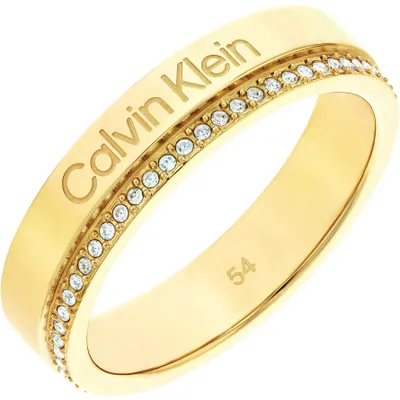 Immagine prodotto di Calvin Klein - 35000201D - Anello - Donna - Acciaio inossidabile - Oro giallo - Larghezza 56