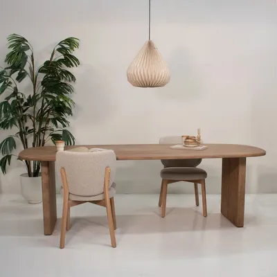 Produktbild von Giga Meubel Esstisch Gin - Oval - Mangoholz - Natur - 240cm
