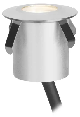 Produktbild von LEDS C4 Merki Bodenleuchte - 1 W, Warmweiß, 45 lm, IP65-IP67, Silber