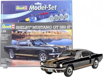 Obrázek produktu pro Revell Model Set Shelby Mustang GT 350, Model sportovního automobilu, Montážní sada, 1:24, Shelby Mustang GT 350, Ambiciózní, 86 kusů